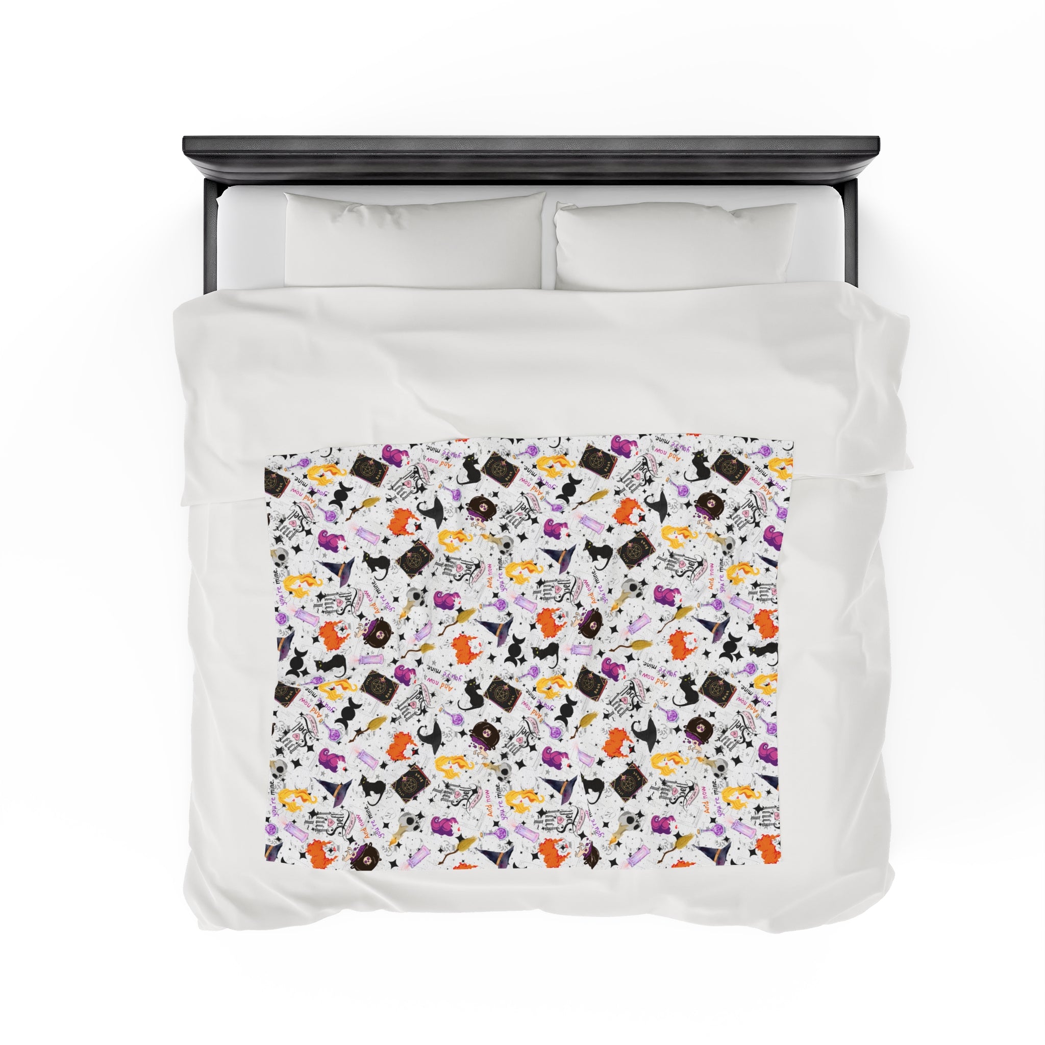 Hocus Pocus- Velveteen Plush CuddleLux Bliss Blanket - Creations by Chris and Carlos